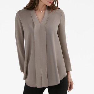 MM. LaFleur Fitzgerald Russet Tunic Top Size Small